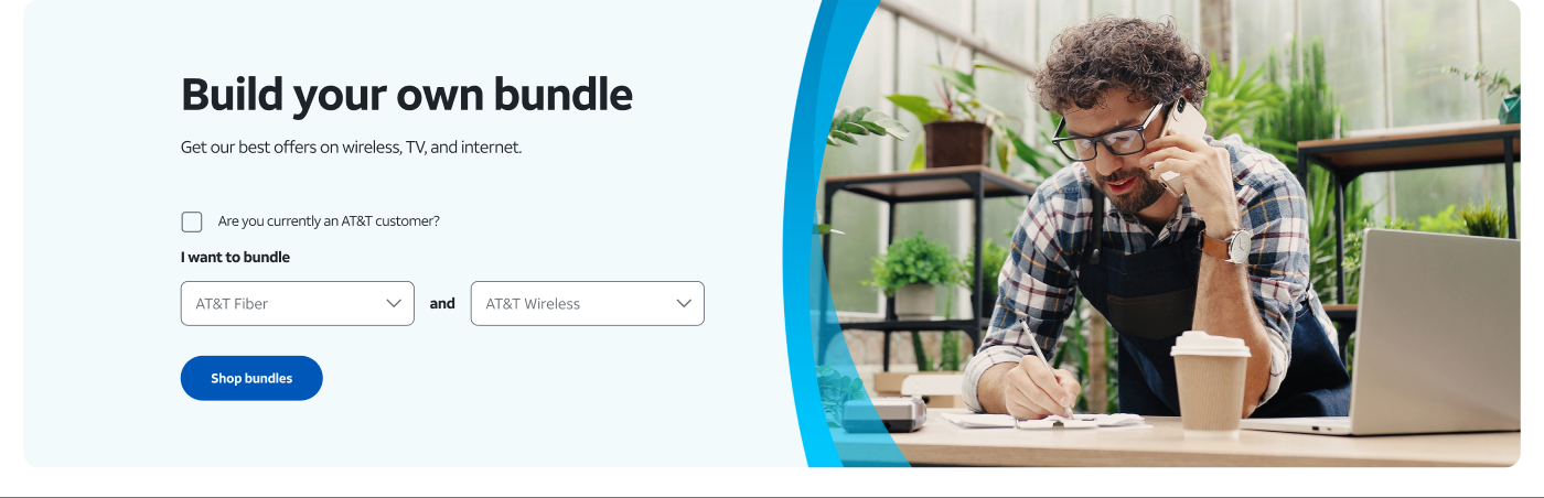 New customer: both dropdowns stay generic